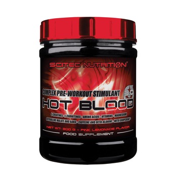 Pudra energizanta Scitec Hot Blood Limonada 0.300 Kg Pudra energizanta Scitec Hot Blood Limonada 0.300 Kg