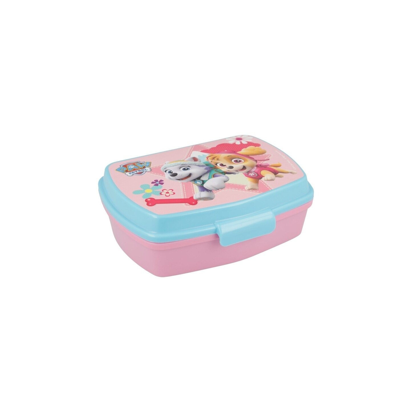 Cutie alimentara, Paw Patrol, roz cu albastru, 17x5x14cm