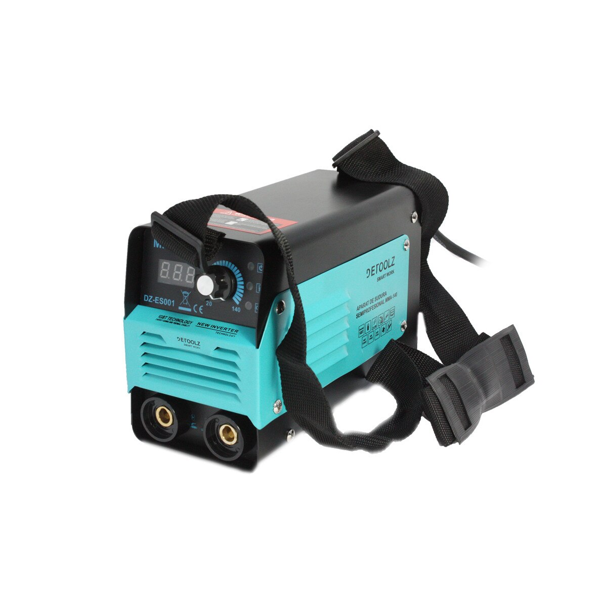 Aparat de Sudura Tip Invertor DeToolz MMA-140, Semi Profesional, 140 Ah, Electrod 1.6- 4mm, MMA, 220V