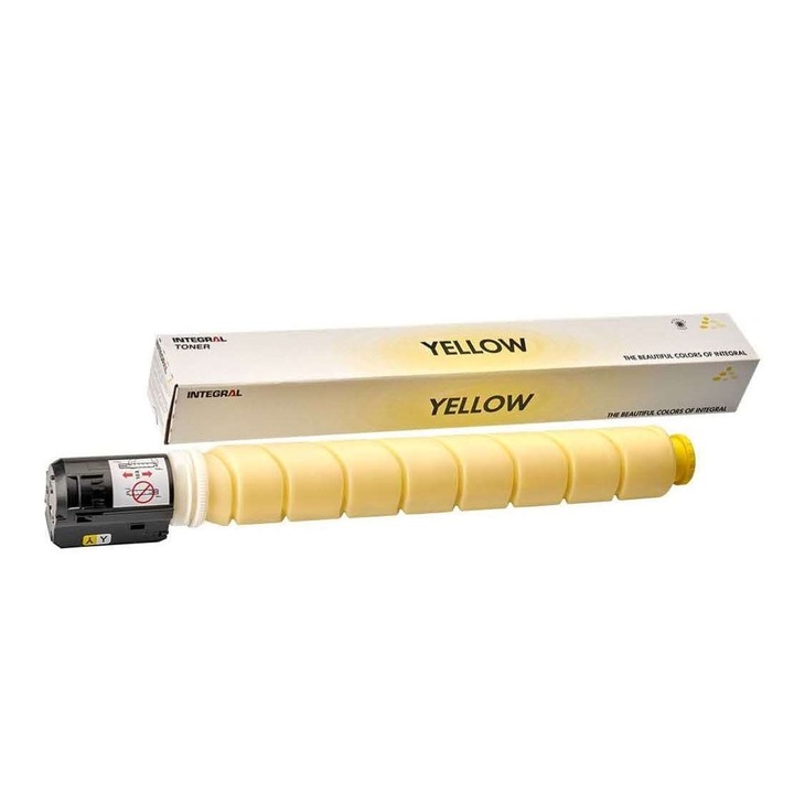 Cartus toner, Integral, Canon EXV-54 compatibil, YELLOW, 8500 pagini, OEM 1397C002, Canon C3025i