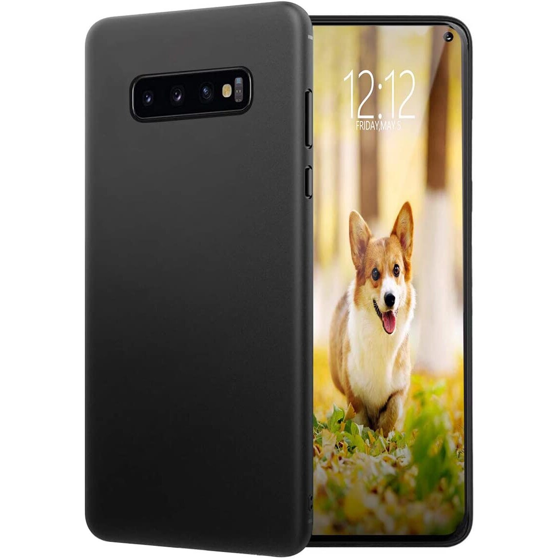 Husa Samsung Galaxy S10 Plus, slim antisoc Negru