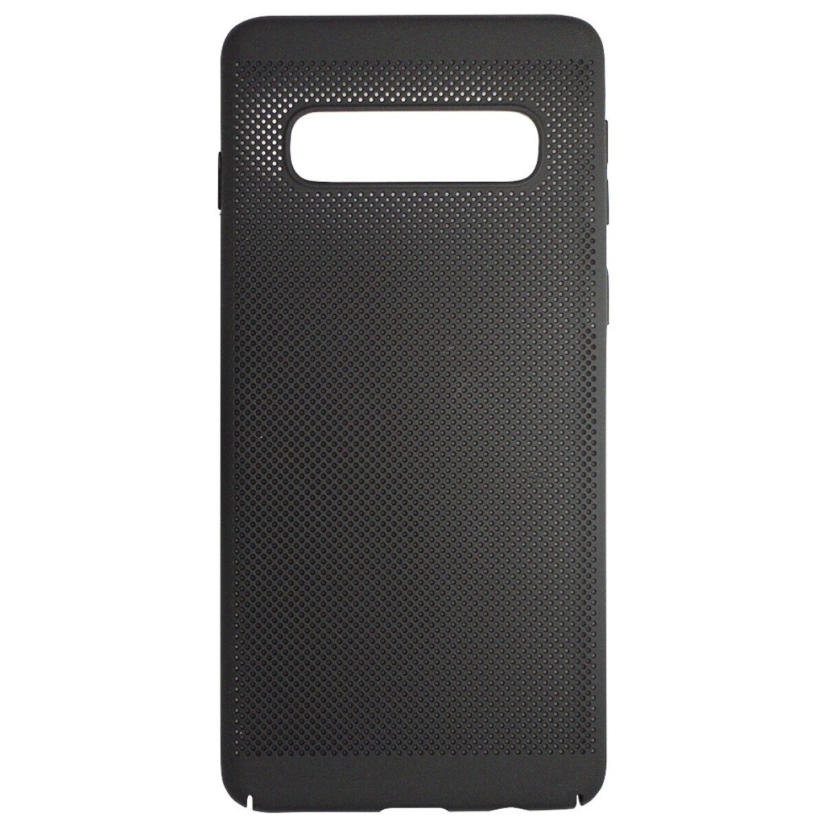 Husa Hard pentru Samsung Galaxy S10 Plus Negru - Model Perforat