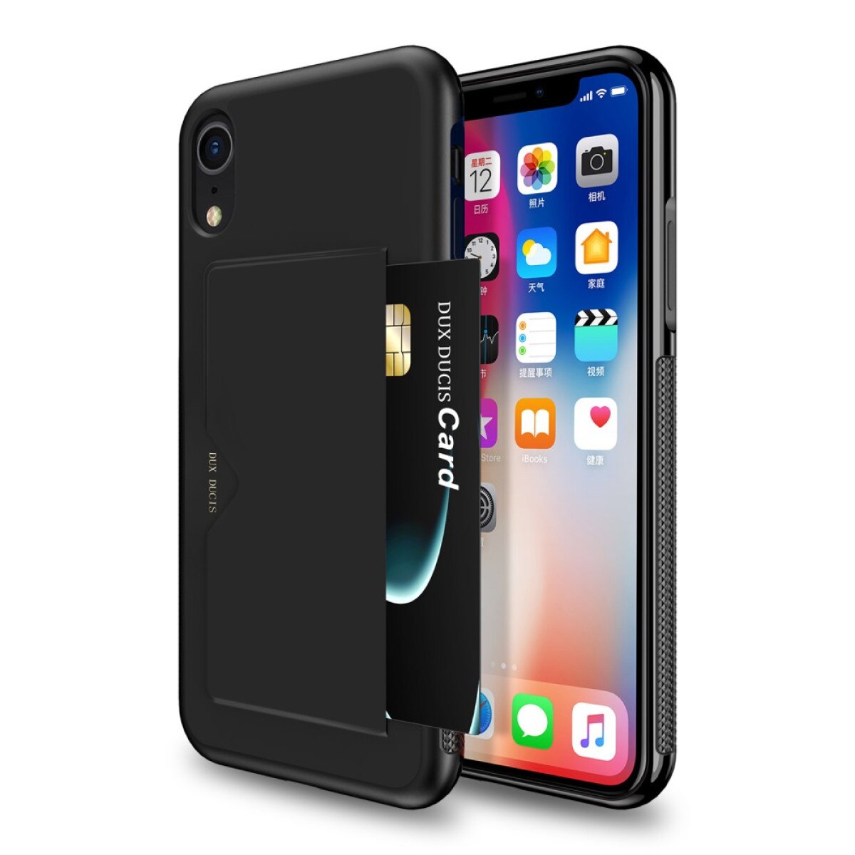 Husa Pocard Series iPhone XR 6.1'', Dux Ducis Neagra