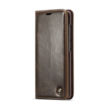 Husa Samsung Galaxy S20 Plus, CaseMe, piele fina, tip portofel, stand, inchidere magnetica, culoare Maro coffee Husa Samsung Galaxy S20 Plus, CaseMe, piele fina, tip portofel, stand, inchidere magnetica, culoare Maro coffee