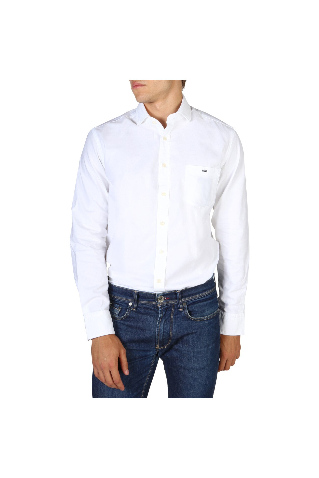 Camasa barbati Hackett model HM307703, Alb