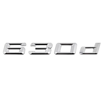 Emblema spate portbagaj 630d pentru BMW Emblema spate portbagaj 630d pentru BMW