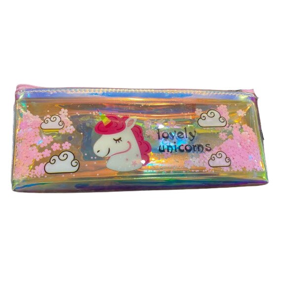 Penar Unicorn cu apa si paiete