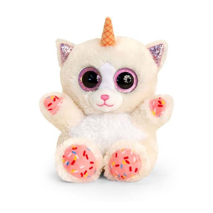 Jucarie de plus Keel Toys, Pisica-Unicorn, Parfumata, 15cm