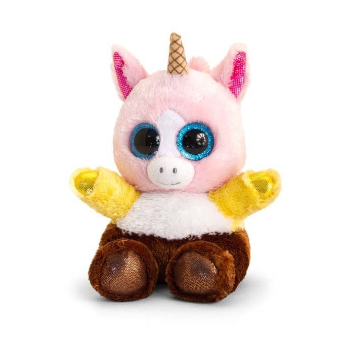 Jucarie de plus Keel Toys, Dinozaur-Unicorn, Parfumata, 15cm