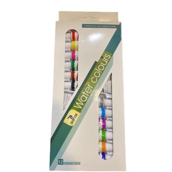 Acuarele Tempera apa, Water Colours, 12 culori Acuarele Tempera apa, Water Colours, 12 culori