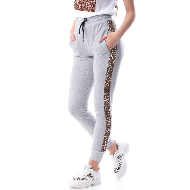 Pantaloni Sport Dama Grey Bumbac
