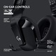 Слушалки Gaming Безжични Logitech G733, Ултралеки, Lightsync RGB, Черен