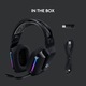 Слушалки Gaming Безжични Logitech G733, Ултралеки, Lightsync RGB, Черен