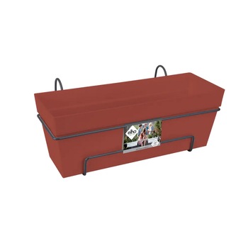 Jardiniera Loft Urban All in 1, culoarea Caramiziu, 50 cm Jardiniera Loft Urban All in 1, culoarea Caramiziu, 50 cm