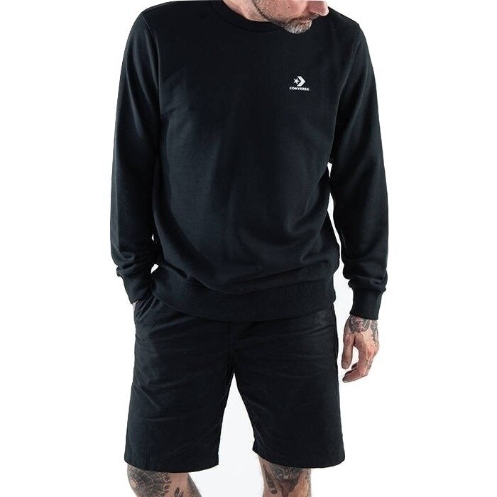 Bluza Converse Emb Crew Ft, Negru