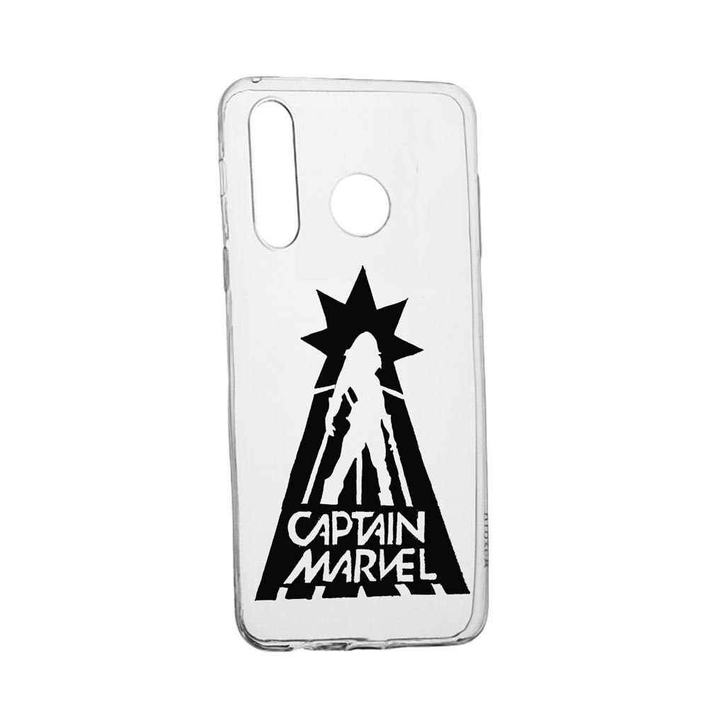 Husa Captain Marvel, pentru Motorola One Macro, rezistenta la uzura, anti-alunecare, 239