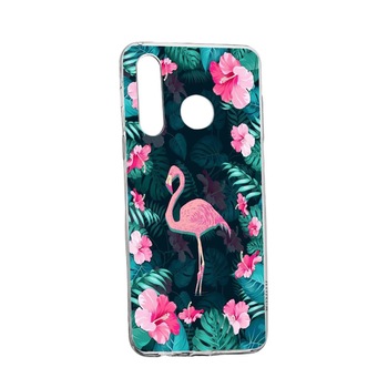 Husa Flamingo, Floral, pentru Motorola One Macro, rezistenta la uzura, anti-alunecare, 247 Husa Flamingo, Floral, pentru Motorola One Macro, rezistenta la uzura, anti-alunecare, 247