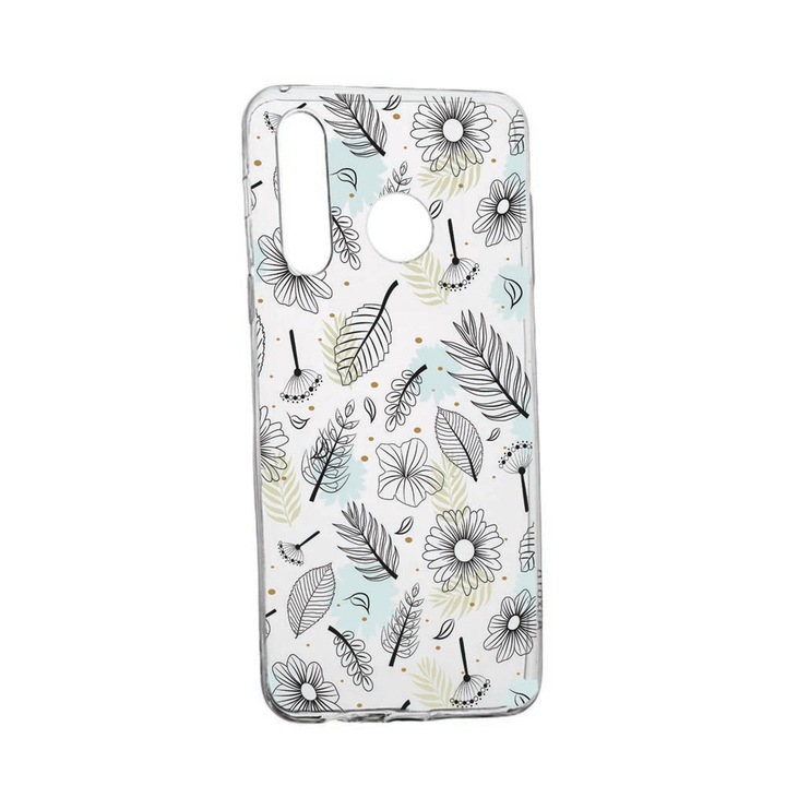 Husa pentru Samsung Galaxy A21, Flori, rezistenta la uzura, anti-alunecare, 81