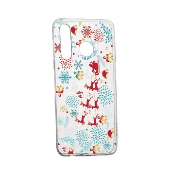 Husa pentru Realme 5 Pro, rezistenta la uzura, anti-alunecare, Rudolf, 158 Husa pentru Realme 5 Pro, rezistenta la uzura, anti-alunecare, Rudolf, 158