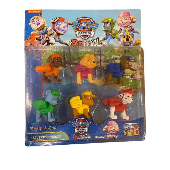 Set 6 figurine Patrula catelusilor, 7cm