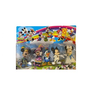 Set 5 figurine cu prietenii lui Mickey Mouse, format mare, 14 cm Set 5 figurine cu prietenii lui Mickey Mouse, format mare, 14 cm