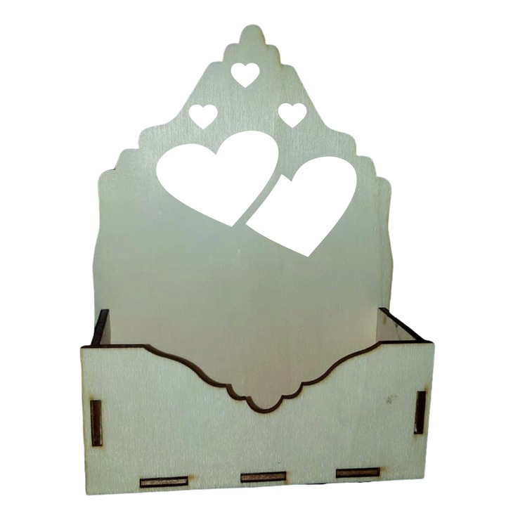 Cutie mica pentru Aranjamente Florale, Lemn, 15x7 cm, U008