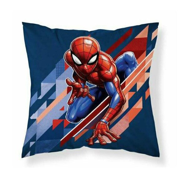 Perna, Spider Man, albastru cu rosu, 40x40 cm