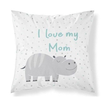Perna, I Iove my mom, turcoaz, 40x40 cm Perna, I Iove my mom, turcoaz, 40x40 cm
