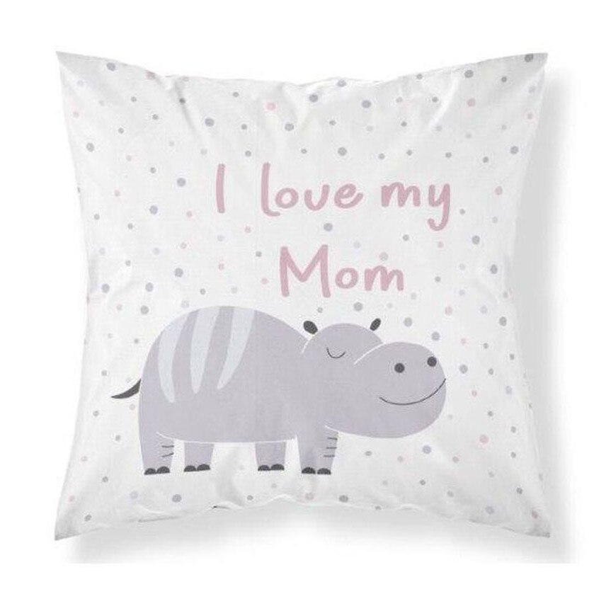 Perna, I Iove my mom, roz, 40x40 cm
