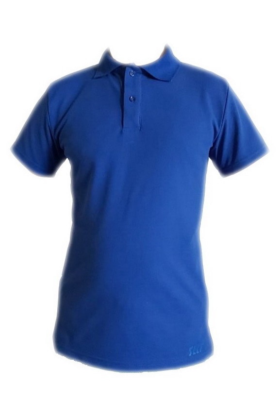 Tricou Polo, Albastru, Self, Albastru