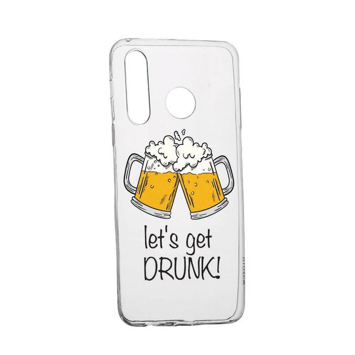 Husa pentru Samsung Galaxy A21, rezistenta la uzura, anti-alunecare, Let`s Get Drunk, 170