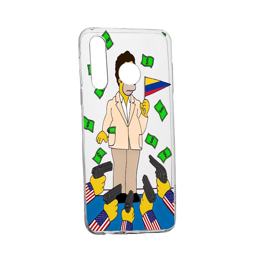 Husa Narcos Simpson, Movie pentru Motorola Moto G8 Play, rezistenta la uzura, anti-alunecare, din silicon Premium, 439