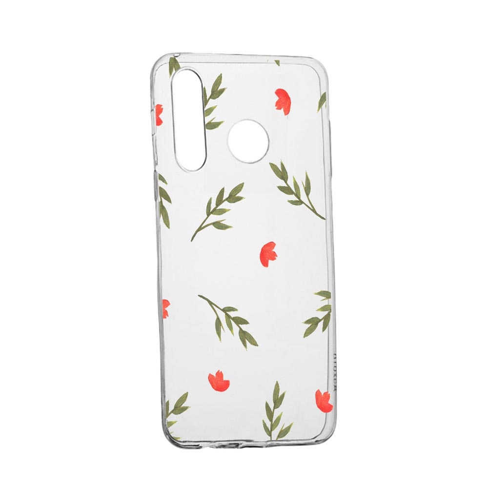 Husa Flori, pentru Samsung Galaxy A21, rezistenta la uzura, anti-alunecare, din silicon Premium, 516