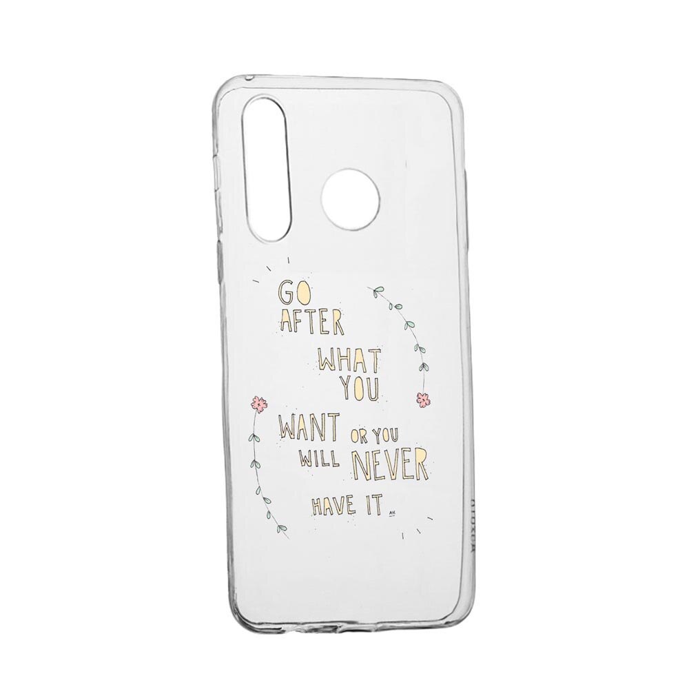 Husa cu mesaj Be Positive, pentru Motorola Moto G8 Play, rezistenta la uzura, anti-alunecare, din silicon Premium, 483