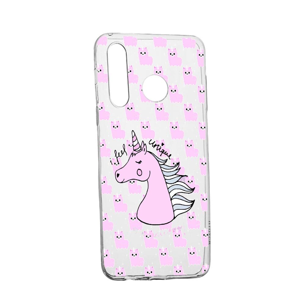 Husa Unicorn - I Feel Unique, pentru Motorola Moto G8 Play, rezistenta la uzura, anti-alunecare, din silicon Premium, 521