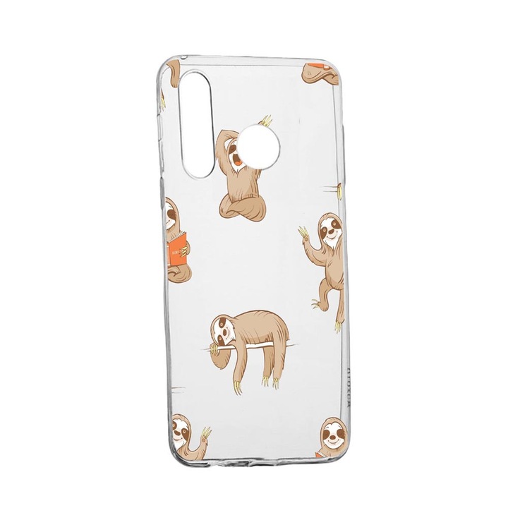 Husa Keep Calm - Be Lazy, pentru Samsung Galaxy A21, rezistenta la uzura, anti-alunecare, din silicon Premium, 598