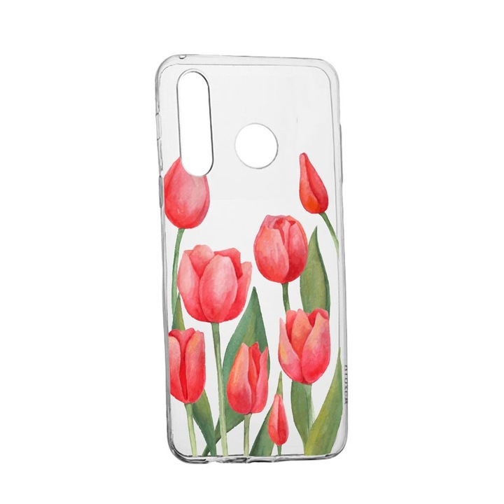 Husa Red Roses, pentru Samsung Galaxy A21, rezistenta la uzura, anti-alunecare, din silicon Premium, 633