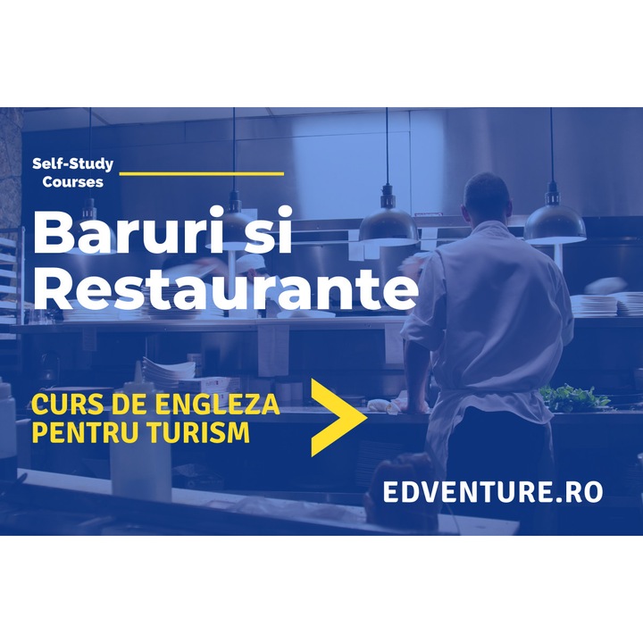 Baruri si Restaurante – Curs online de Engleza pentru Turism self-study, fara profesor