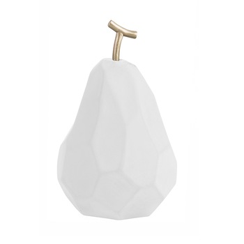 Statueta ORIGAMI PEAR WHITE, 17 x 10 x 10 cm Statueta ORIGAMI PEAR WHITE, 17 x 10 x 10 cm