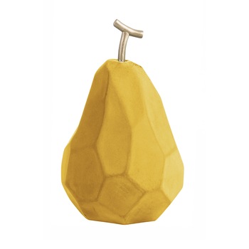Statueta ORIGAMI PEAR OCHRE YELLOW, 17 x 10 x 10 cm Statueta ORIGAMI PEAR OCHRE YELLOW, 17 x 10 x 10 cm