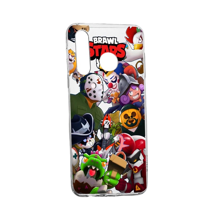 Husa Brawl Stars, pentru Samsung Galaxy A21, rezistenta la uzura, anti-alunecare, din silicon Premium, 646