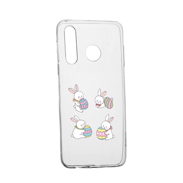 Husa Rabbit, pentru Samsung Galaxy A21, rezistenta la uzura, anti-alunecare, din silicon Premium, 690