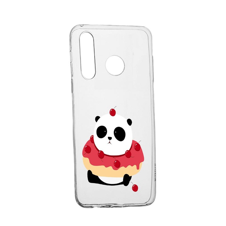 Husa Sweet Panda, pentru Samsung Galaxy A21, rezistenta la uzura, anti-alunecare, din silicon Premium, 585