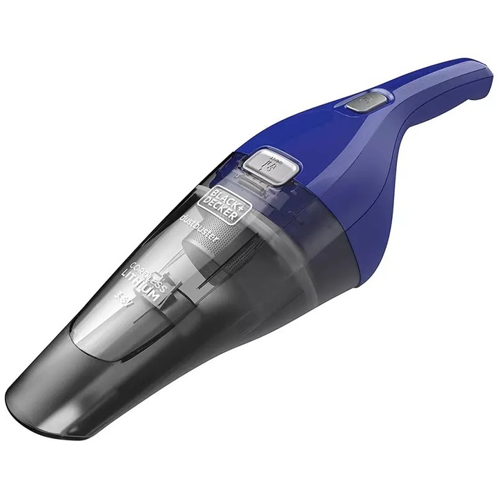 Aspirator "DUSTBUSTER", cu acumulator Li-Ion, 3.6V, 1.5Ah, 5.4Wh, Black & Decker, cu accesorii, NVC115WA-QW