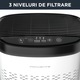 Rowenta PU2530F0 Pure Air Essential légtisztító, 230m3/h szűrés kapacitás, 3 mód, Fekete/Fehér