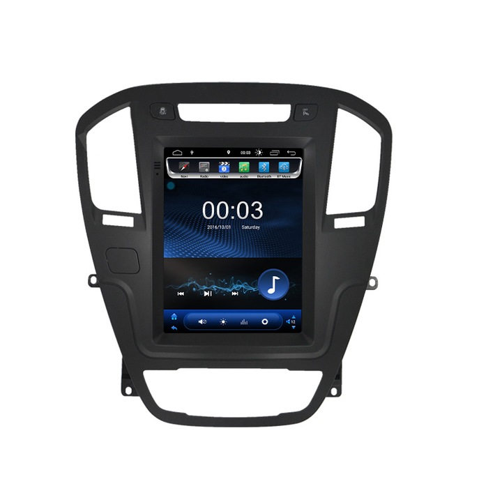 Навигация Opel Insignia Tesla Style, Android 10, дисплей 10,4 инча, WiFi, Bluetooth, Waze, 2GB RAM 32GB ROM, външен микрофон и камера за заден ход