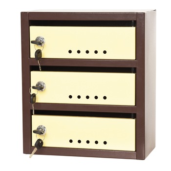Cutie Postala Colectiva Model 285 AXM pentru scarile de bloc Modul 3 Cutie Postala Colectiva Model 285 AXM pentru scarile de bloc Modul 3