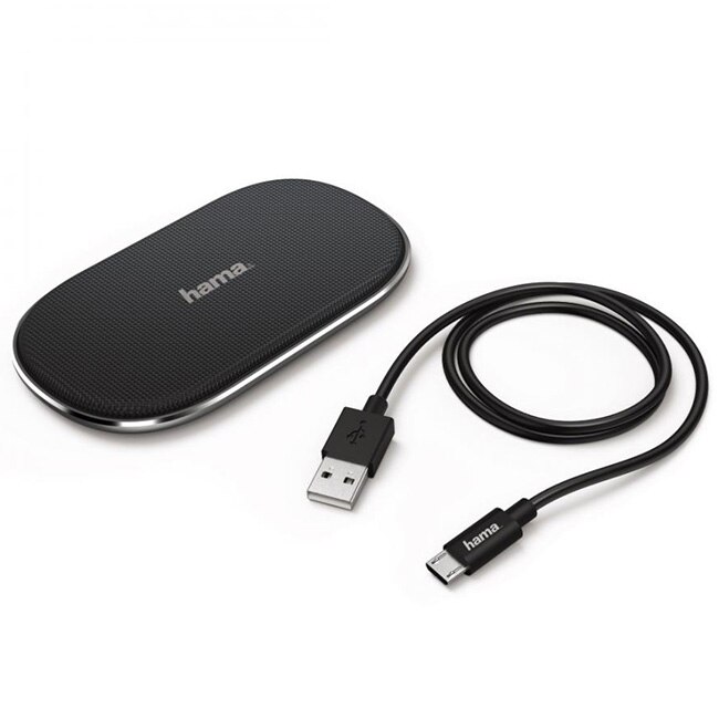 Incarcator Wireless Hama FC-10, 10W, Qi, Negru