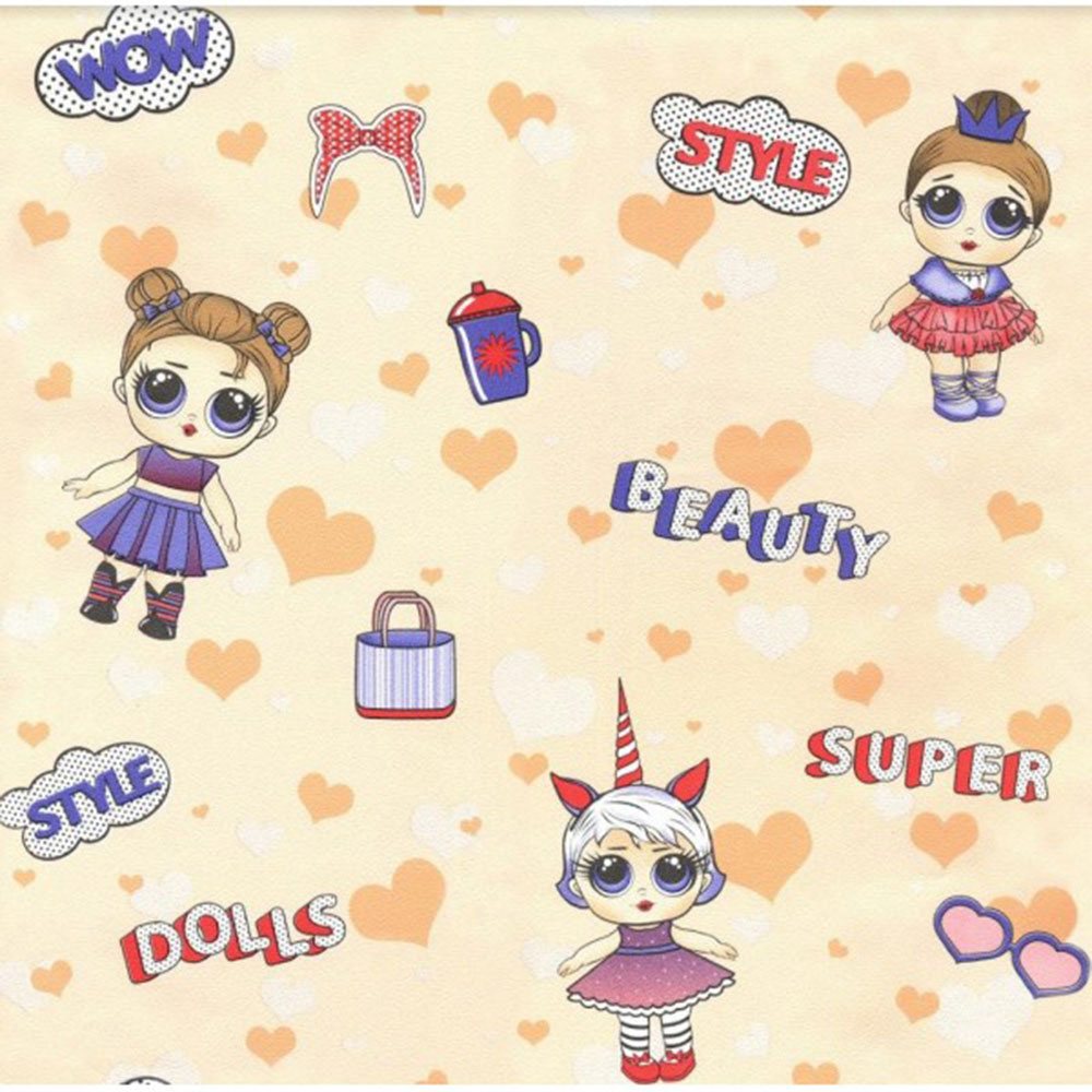 Tapet DEGRETS 065-03 hartie Papusi bej, 0.53m x 10.05m, 5.3 mp