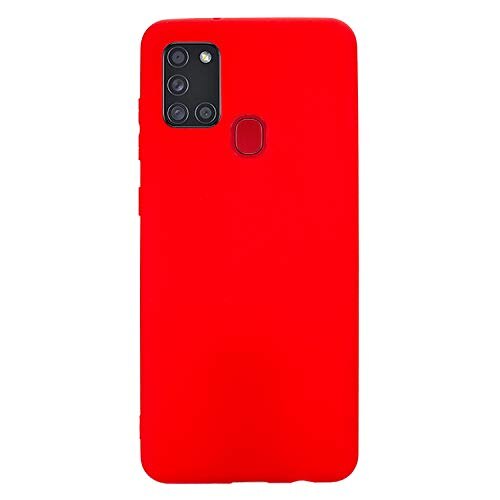 Husa TPU Matte Samsung Galaxy A21s Red